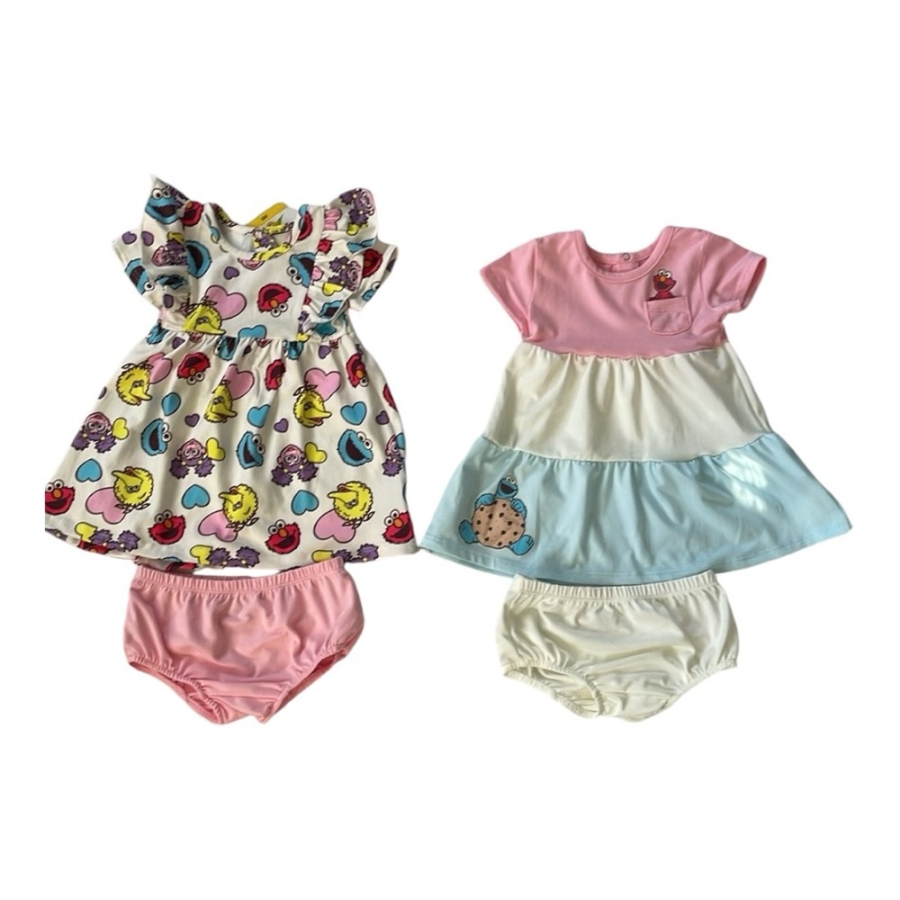 ♥️Seasme Street♥️ Dress and Diaper set size 6 m - Picture 3 of 13
